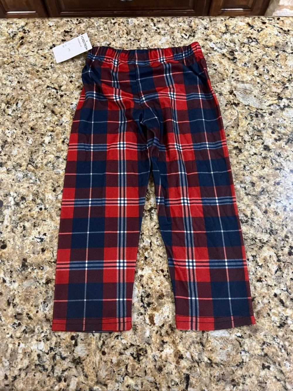 New - Sleep On It Red & Navy Plaid Kids Pajama Set | Size 3T